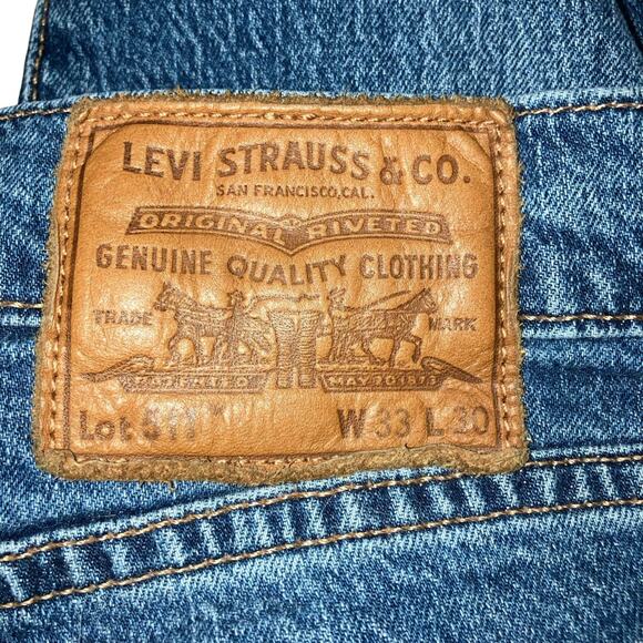 Men’s Levi’s 511 Slim Fit Medium Wash Jeans-size 33w30L - Picture 7 of 16